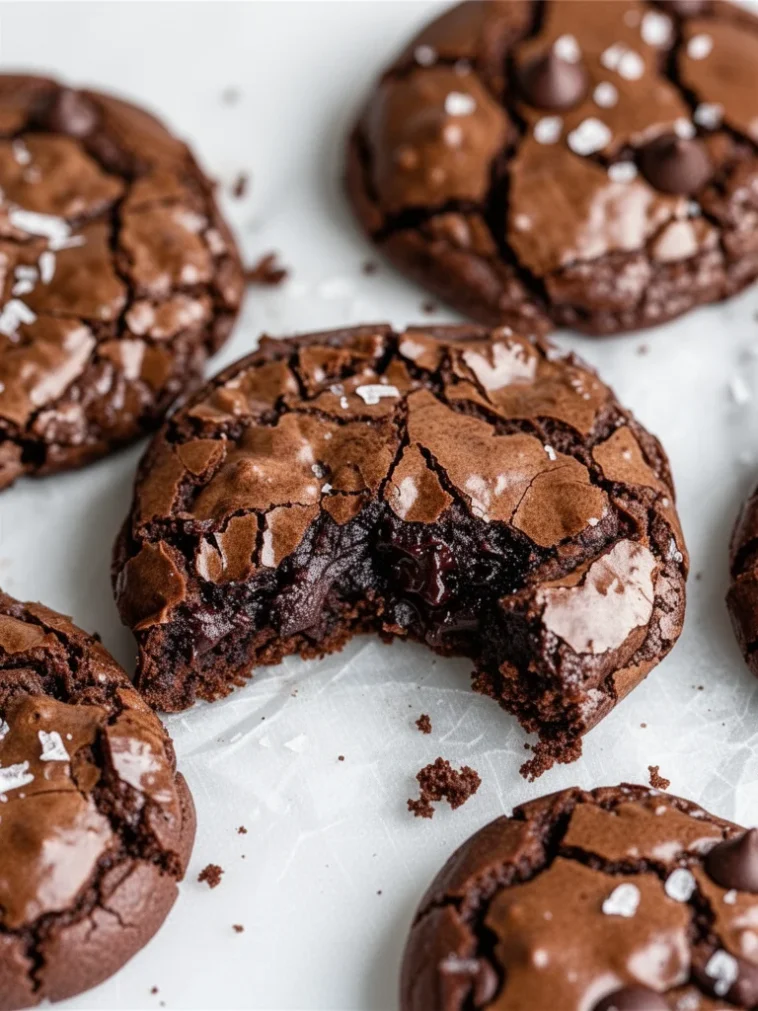 Gourmet Brownie-Kekse 1 Leckere Gourmet Brownie-Kekse frisch gebacken