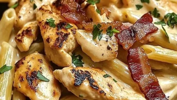 Leckere Hähnchen Pasta aus dem Rezept 'Heirate mich Hähnchen Pasta'