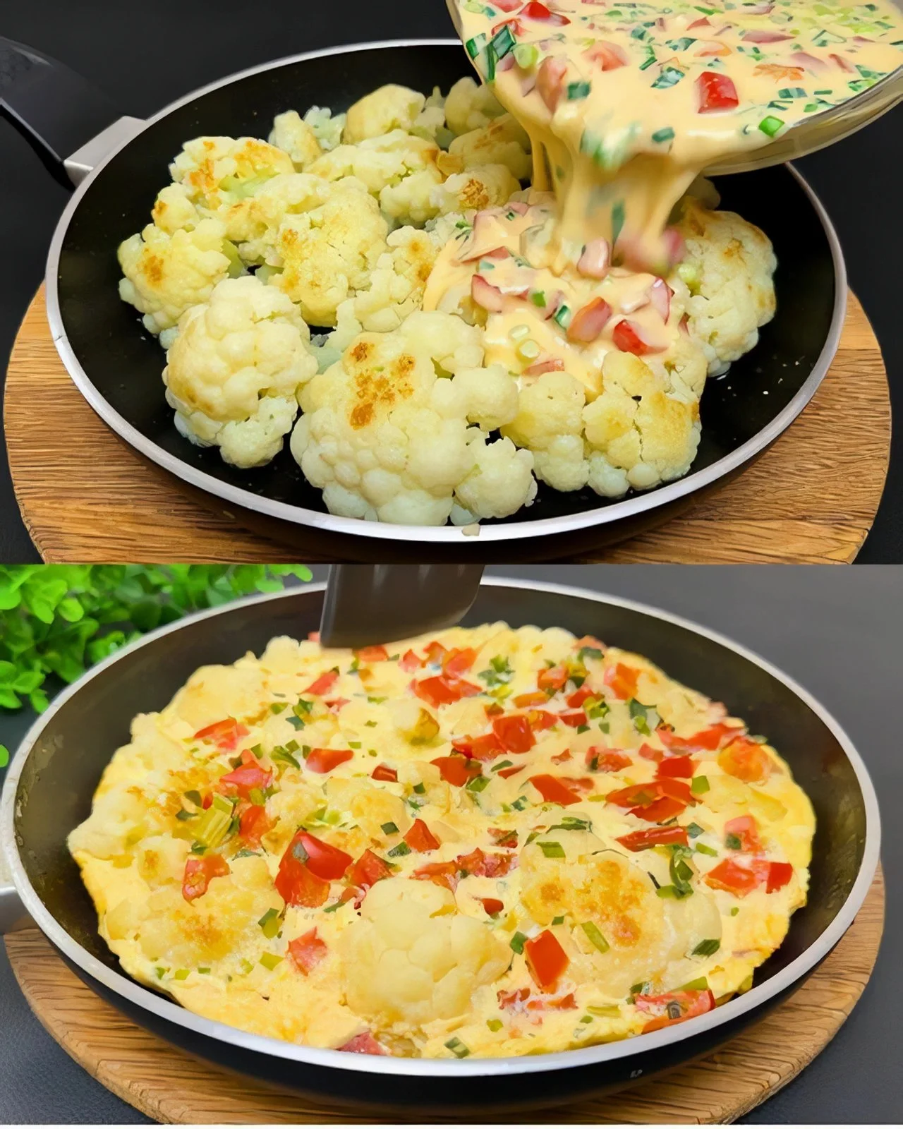 Herzhafte Blumenkohlpfanne mit Eiern und Tomaten 1 herzhafte blumenkohlpfanne mit eiern und tomaten 2026 03 16 034638