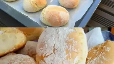 Frisch gebackene Joghurtbrötchen mit goldbrauner Kruste