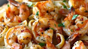 Kajun-Schrimpspätzle: leckere Spätzle mit würzigen Shrimps