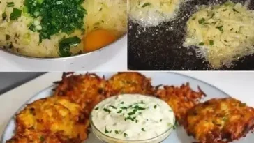 Knusprige Kartoffelpuffer auf einem Teller, goldbraun und lecker