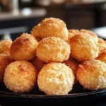 Kokosmakronen aus drei Zutaten wie aus dem Laden 4 Kokosmakronen aus drei Zutaten, frisch gebacken und lecker.