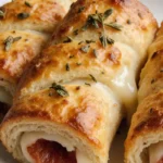 Luftfritteuse Pizza-Röllchen 3 Luftfritteuse Pizza-Röllchen frisch zubereitet und serviert