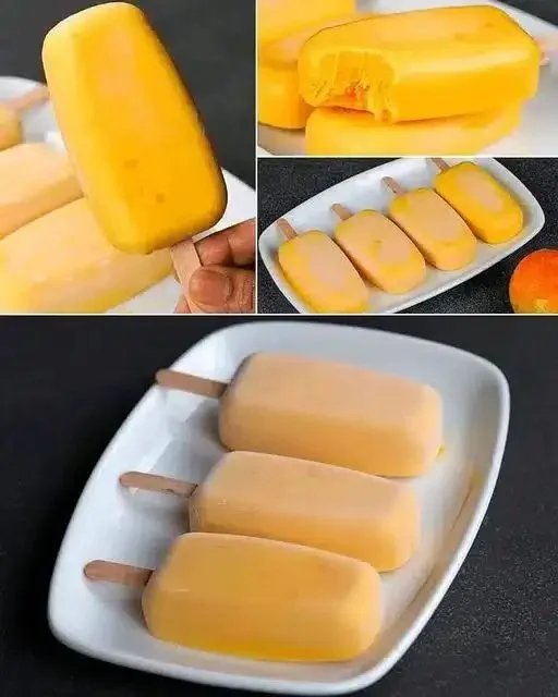 Mango Eis Lutscher 2 Erfrischender Mango Eis Lutscher für heiße Sommertage
