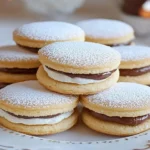 Nutella-Paradieskekse 3 Leckere Nutella-Paradieskekse frisch gebacken, ideal als Snack oder Dessert.