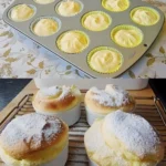Quark Muffins mit Pudding und Früchtevariationen 4 Quark Muffins mit Pudding und frischen Früchten, lecker und saftig