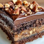 Schokoladen-Poke-Kuchen 2 Schokoladen-Poke-Kuchen Rezept mit saftigem Schokoladenteig und leckerer Füllung