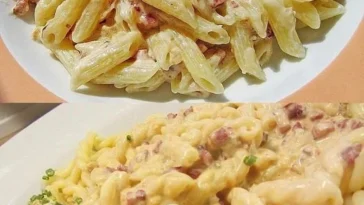 Traditioneller westfälischer Schmandschinken-Auflauf mit frischen Zutaten