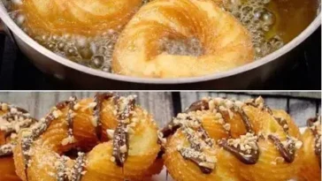 Krapfen-Donuts mit cremiger Vanille-Note auf einem Teller