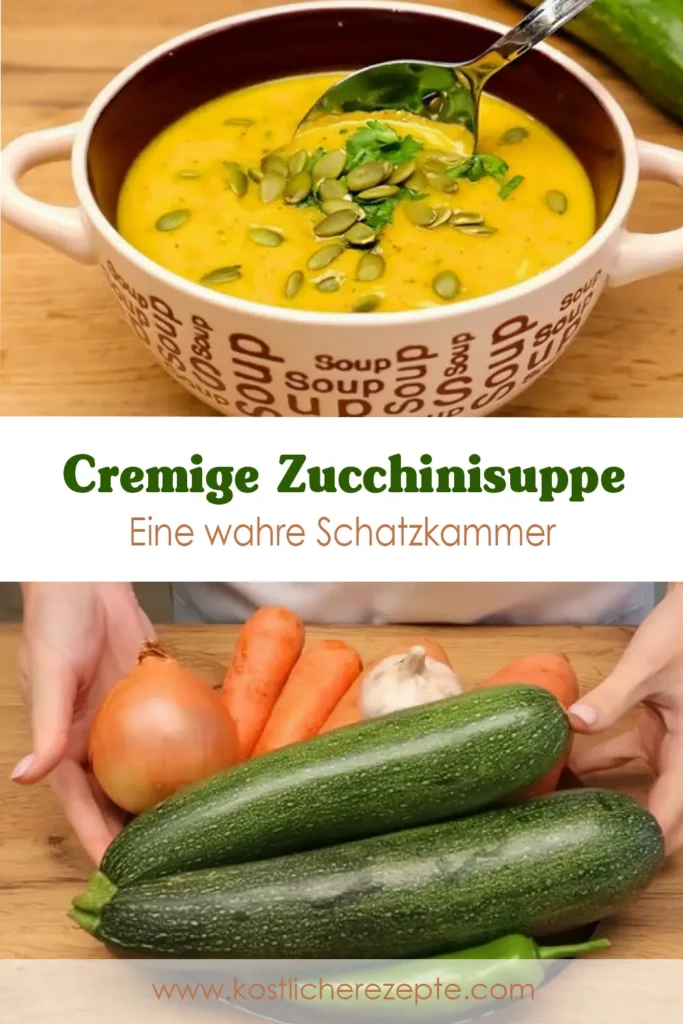 Cremige Zucchinisuppe 1 Cremige Zucchinisuppe Eine wahre Schatzkammer voller Geschmack und Leichtigkeit