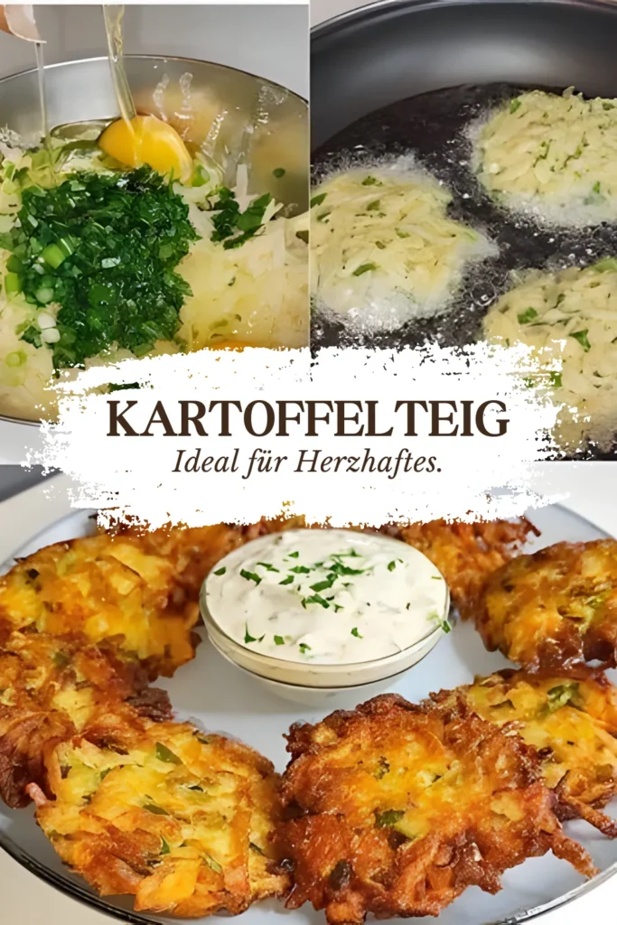 Herzhafter Kartoffelteig mit Muskatnuss 1 Kartoffelteig