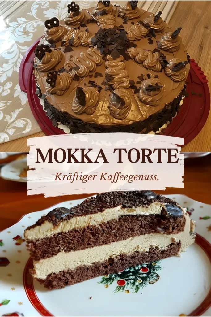 Mokkabuttercreme Torte 1 Mokka Buttercreme Torte