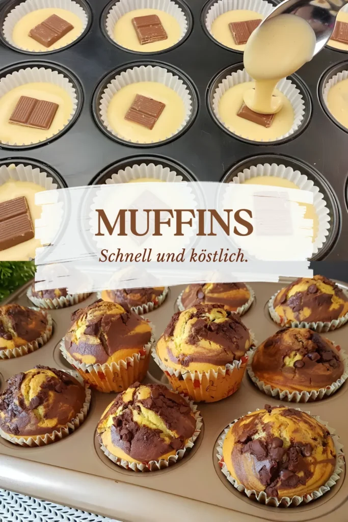 Leckere Schokoladenmuffins in nur 5 Minuten bereit für den Ofen 1 Muffins in 5 Minuten bereit fur den Ofen sowas von lecker