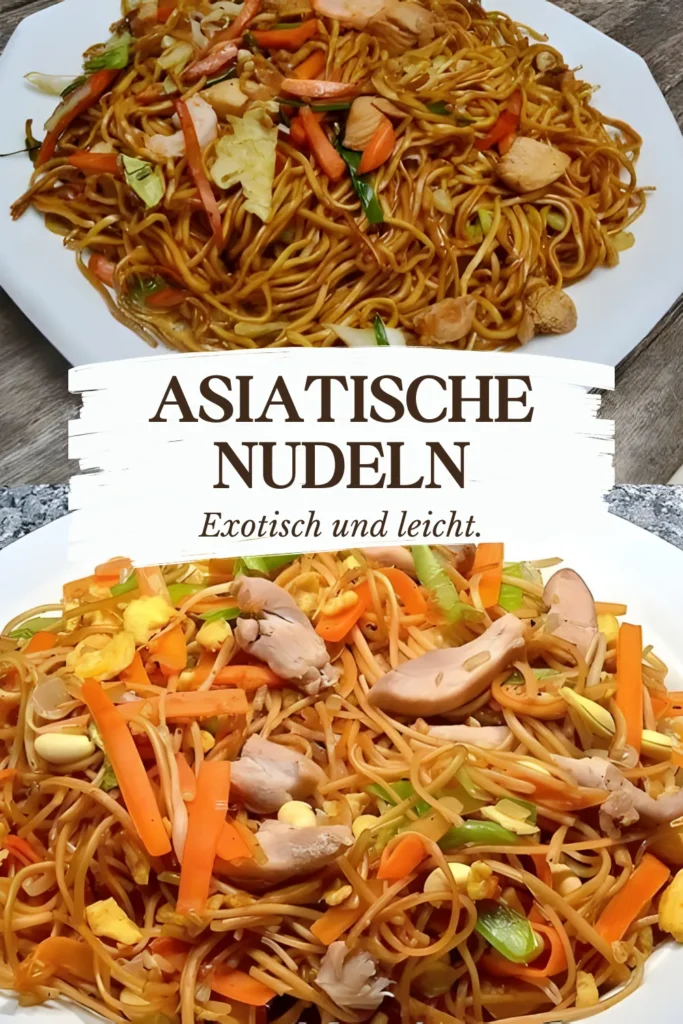 Nudeln wie vom Asiaten 1 Nudeln wie vom Asiaten mit 100 g Weiskohl 250 g Putenbrust