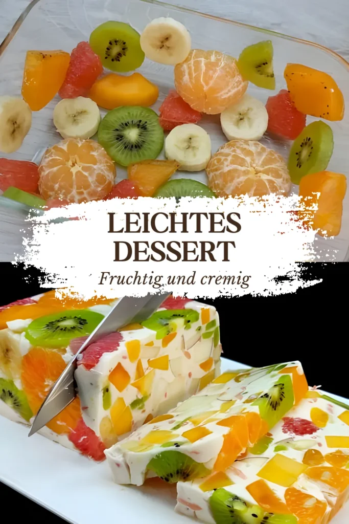 Leckeres Dessert ohne Gelatine 1 Nur Milch und Obst Leckeres Dessert ohne Gelatine In 5 Minuten fertig