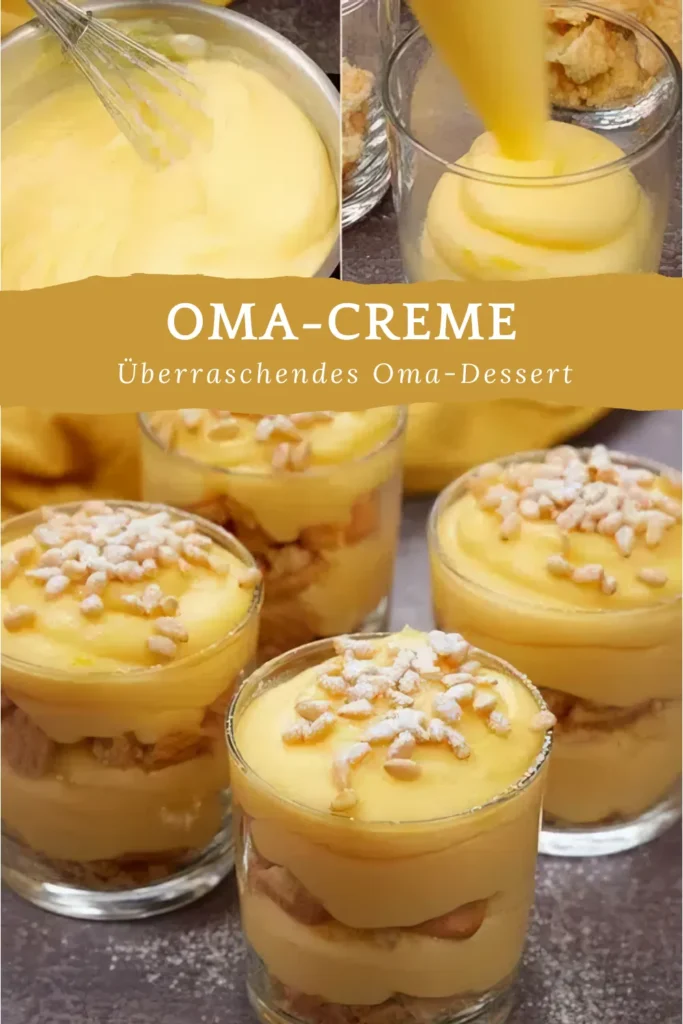 Ein cremiges Dessert, das jeder lieben wird 1 Oma Creme das Dessert mit dem Sie Ihre Gaste uberraschen konnen