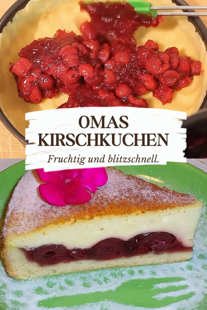 Omas Kirschkuchen 1 Omas Kirschkuchen in 10 Minuten bereit fur den Ofen