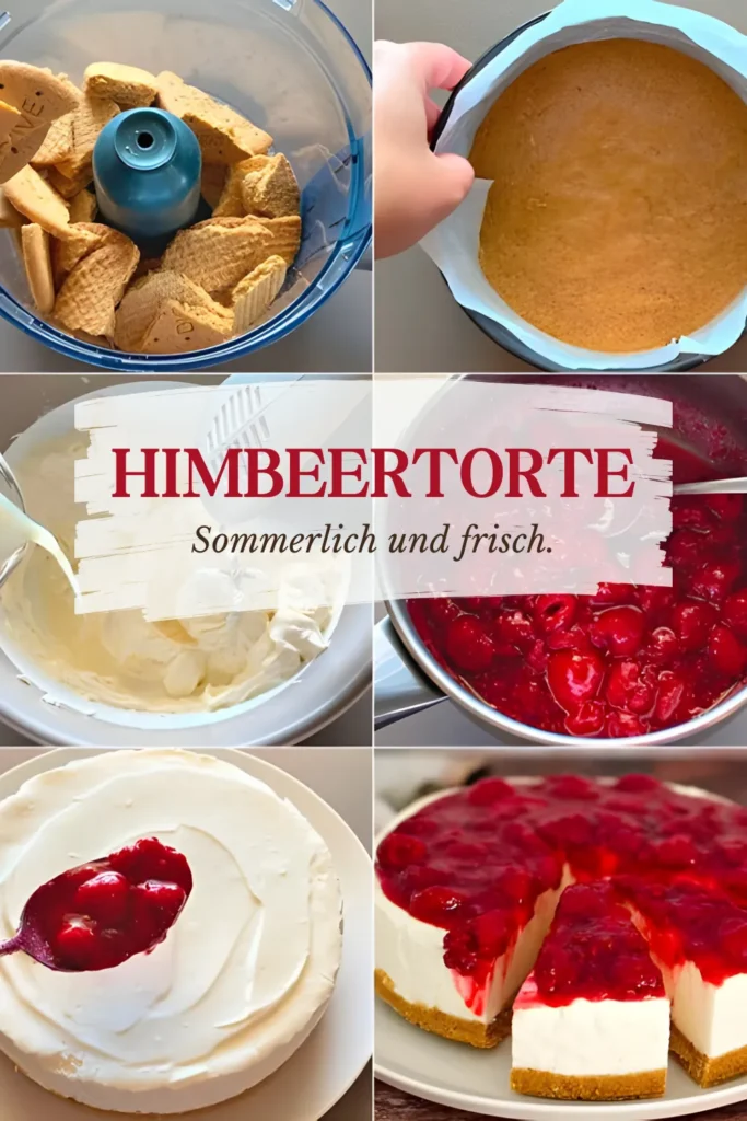 Philadelphia-Himbeerkuchen mit Naturjoghurt (ohne Backen) 1 Philadelphia Himbeerentorte mit 250 g Naturjoghurt ohne Backen