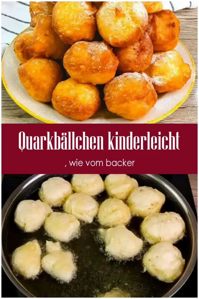Fluffige Quarkbällchen wie vom Bäcker 1 Quarkballchen kinderleicht wie vom backer