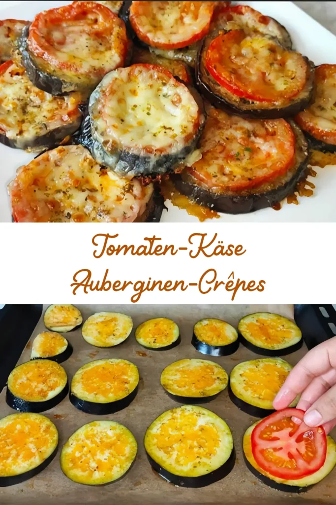 Tomaten-Käse-Auberginen-Crêpes 1 Rezept fur Tomaten Kase Auberginen Crepes