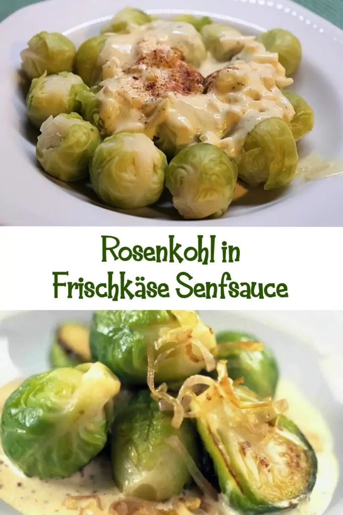 Rosenkohl in Frischkäse-Senfsauce 1 Rosenkohl in Frischkase Senfsauce Einfach nur lecker
