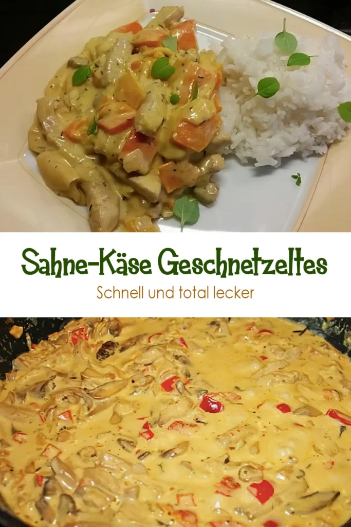Sahne-Käse Geschnetzeltes, Schnell und total lecker 1 Sahne Kase Geschnetzeltes Schnell und total lecker