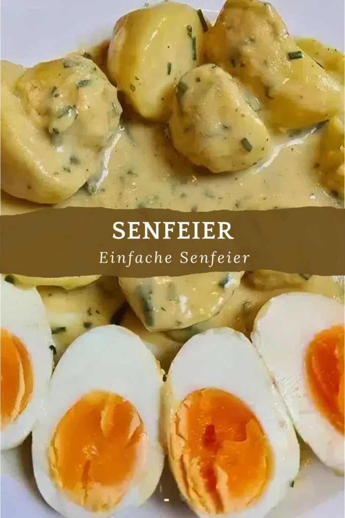 Senfeier mit einer sehr einfachen Soße 1 Senfeier mit einer sehr einfachen Sose Ein Klassiker der Hausmannskost
