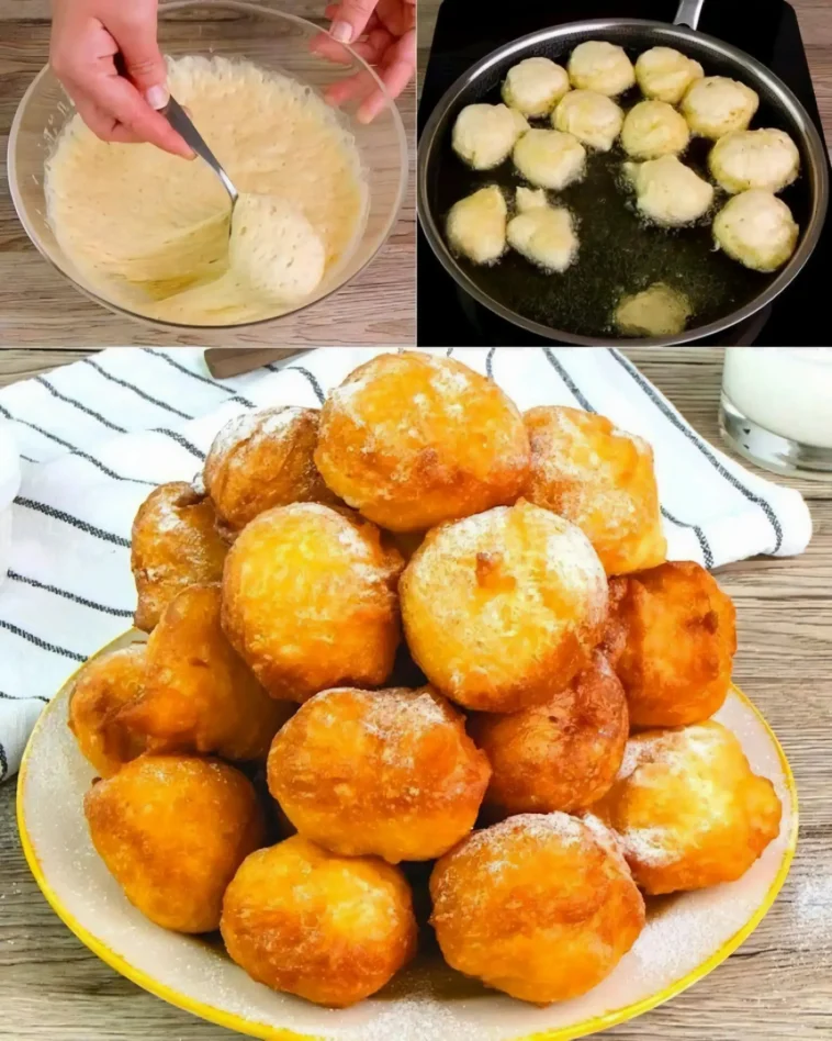 Fluffige Quarkbällchen wie vom Bäcker 6 Fluffige Quarkbällchen frisch aus dem Ofen, wie vom Bäcker zubereitet.