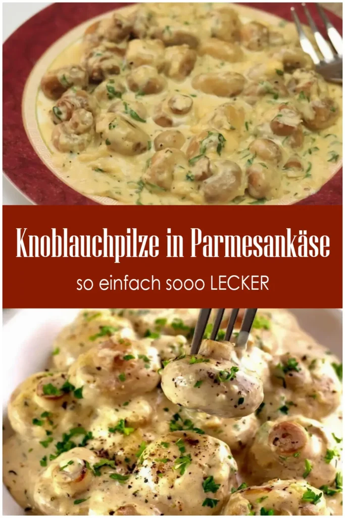 Pilz-Parmesan-Delikatesse 1 knoblauchpilze in Parmesankase so einfach sooo LECKER