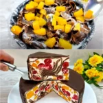 Köstlicher Kuchen 4 Köstlicher Kuchen auf einem Tisch, bereit zum Servieren