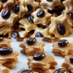 Mokkasternen 3 Mokkasternen auf einem Holzbrett, bereit zur Kaffeezubereitung