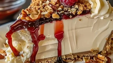 Nuss Käsekuchen mit Frischkäse ohne Backen