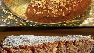 Saftiger Nusskuchen mit einer Vielzahl von Nüssen als Zutat