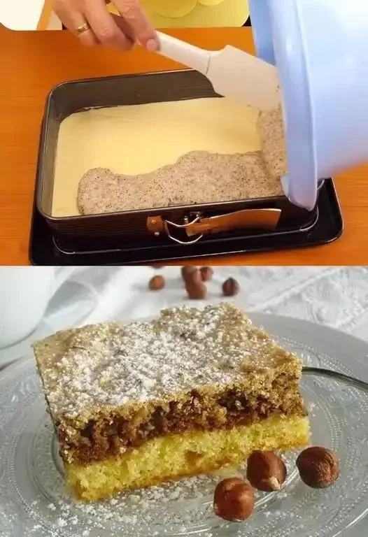 Omas Nuss-Schnitten 9 Omas Nuss-Schnitten - leckeres Rezept für nussige Süßigkeit mit Walnüssen.