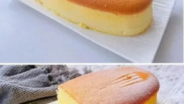 Saftiger Mini-Käsekuchen auf einem Teller