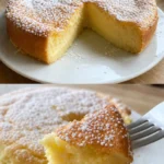 Blitzschneller Joghurtkuchen Rezept 3 Blitzschneller Joghurtkuchen frisch gebacken auf einem Tischtuch.