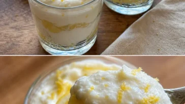Cremige Zitronencreme mit Joghurt, ein erfrischendes Dessert-Rezept