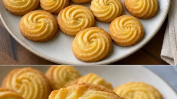 Rezept für dänische Butterkekse mit frischen Zutaten