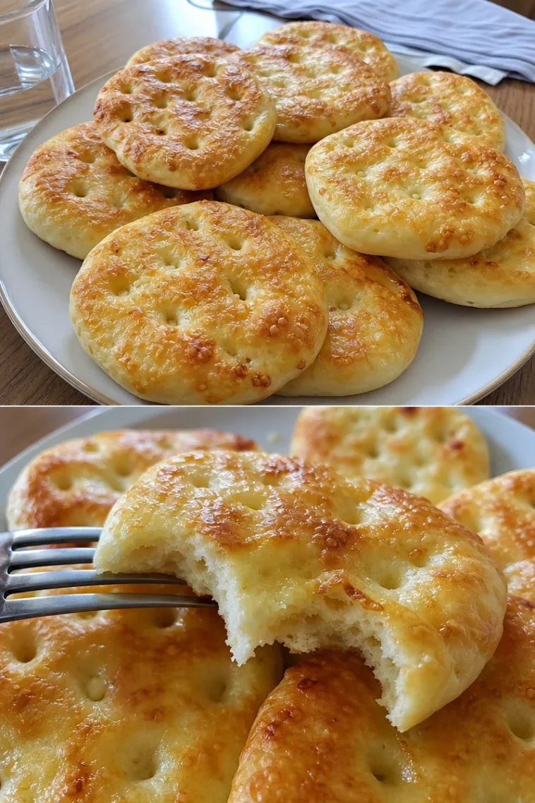 Käse-Minibrötchen Rezept 9 Käse-Minibrötchen frisch gebacken auf einem Teller