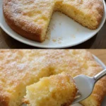 Kentucky Butterkuchen Rezept einfach 4 Saftiger Kentucky Butterkuchen auf einem Teller, perfekt für jedes Kaffeekränzchen.