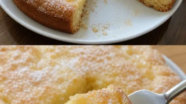 Saftiger Kentucky Butterkuchen auf einem Teller, perfekt für jedes Kaffeekränzchen.