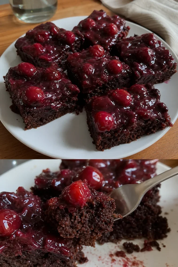 Kirschschokoladen Traumkuchen Rezept einfach 11 Kirschschokoladen Traumkuchen Rezept einfach mit saftigem Schokoladenteig und Kirschen