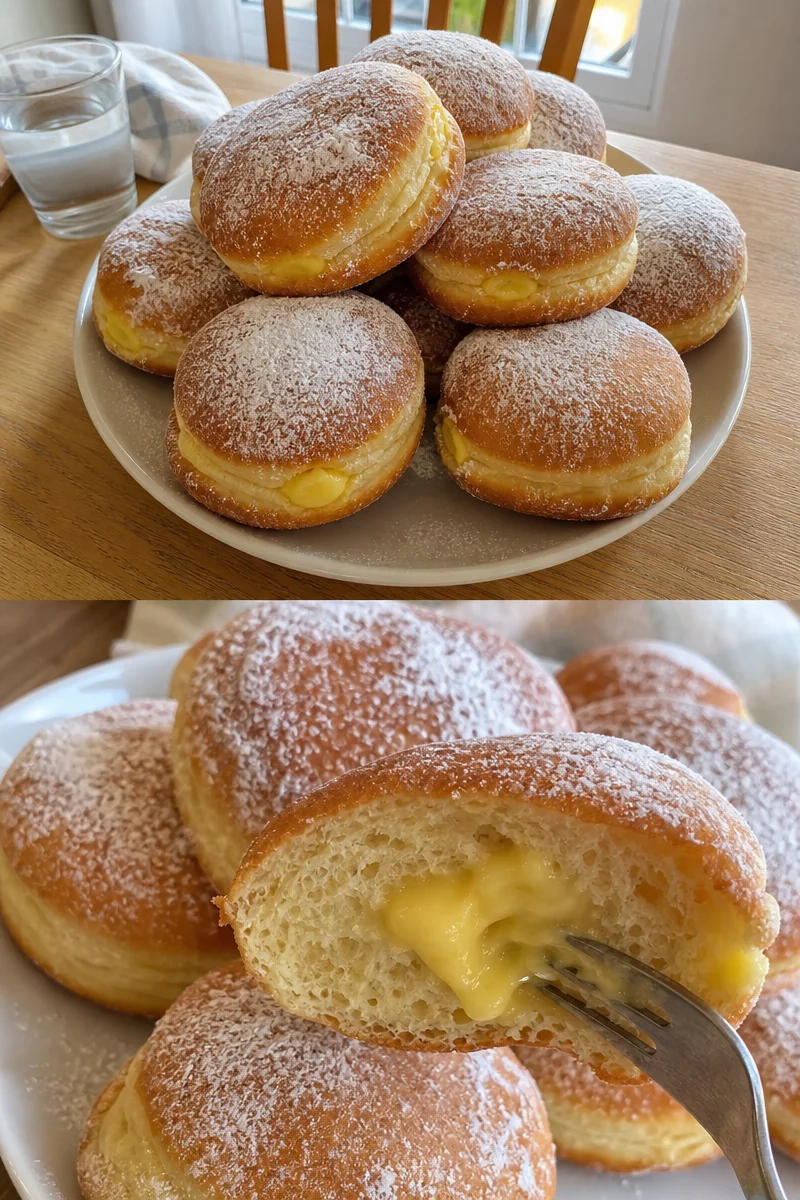 Omas fluffige Berliner Krapfen Rezept leicht 1 Omas fluffige Berliner Krapfen Rezept leicht
