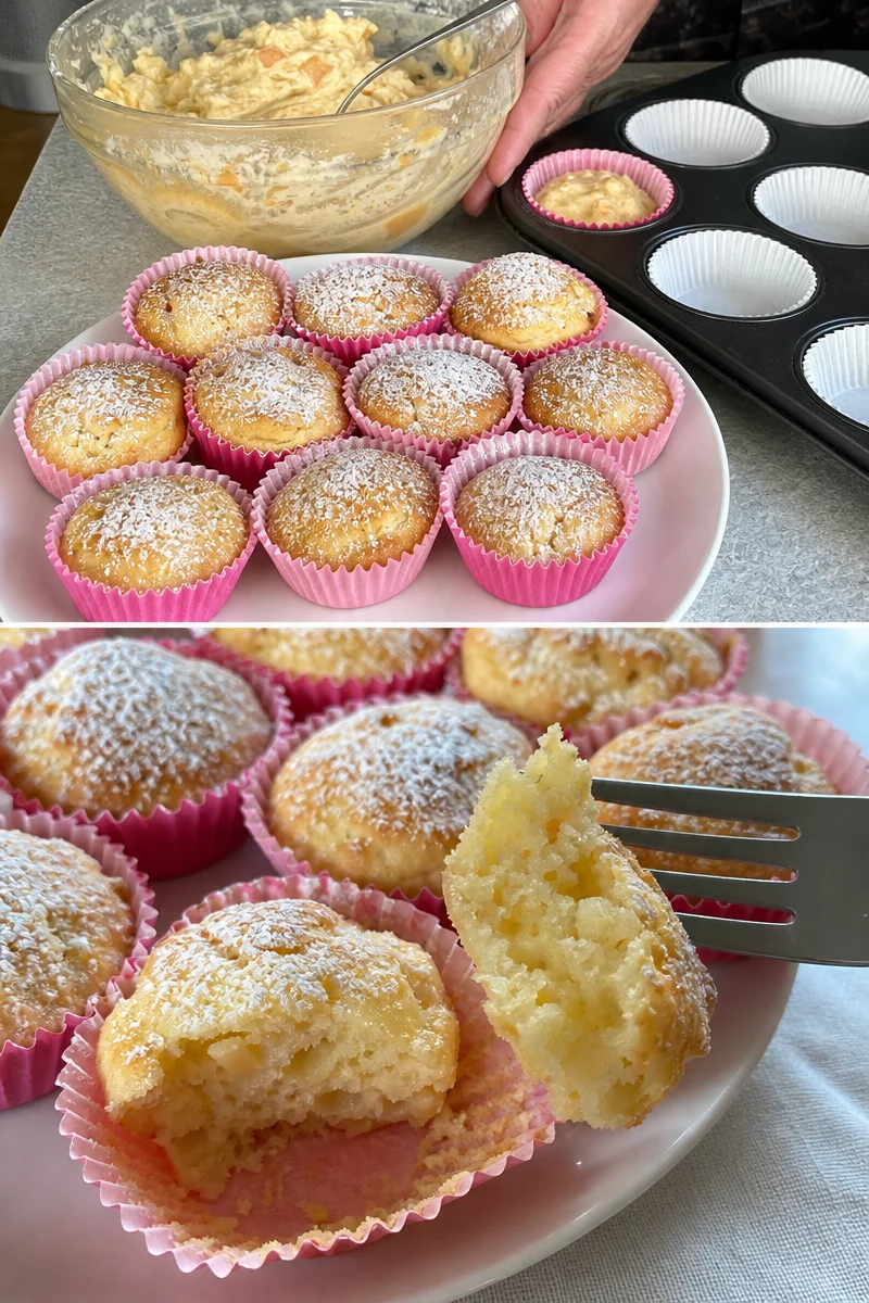 Saftige Apfel-Quark-Muffins Rezept 1 Saftige Apfel-Quark-Muffins Rezept