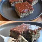 Schneller Mohnkuchen Rezept einfach 4 Schneller Mohnkuchen nach einfachem Rezept, frisch gebacken mit Mohnfüllung.