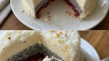 Schneeballtorte mit Mohn und Kokos - leckeres Rezept für jeden Anlass.
