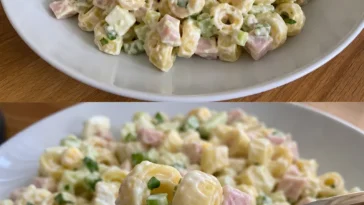 Schnelles Tortellinisalat Rezept mit frischen Zutaten und leckerem Dressing.