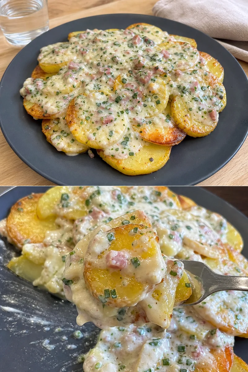 Traditionelles Kartoffelrezept mit Sauerrahm 1 Traditionelles Kartoffelrezept mit Sauerrahm