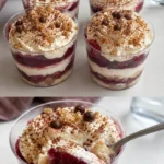 Festliches Weihnachts Tiramisu mit Schichten aus Mascarpone und Kakao